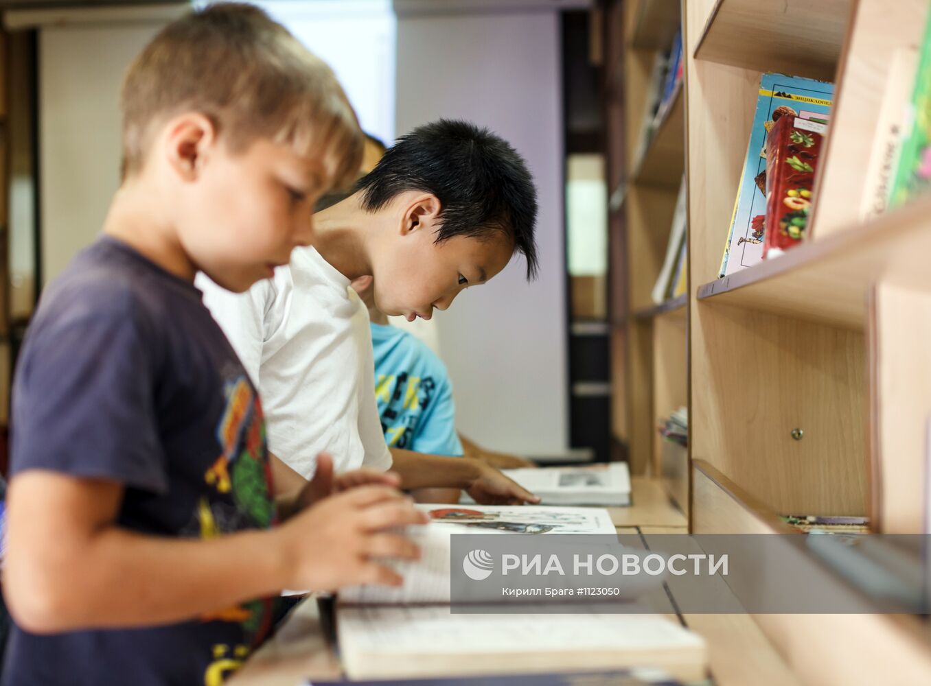 Работа передвижной библиотеки в Волгоградской области