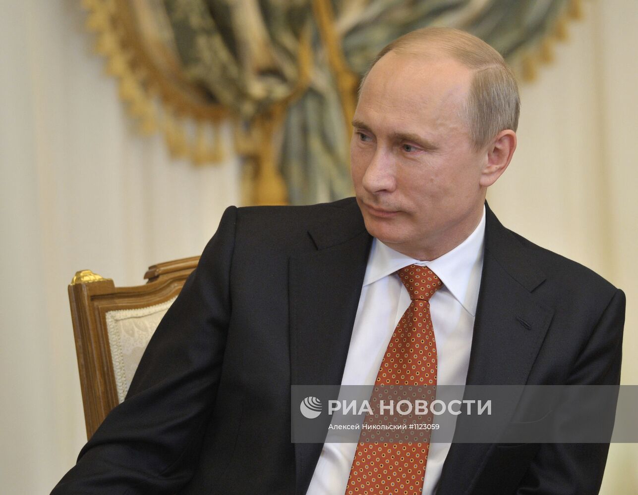 Встреча В. Путина и В. Януковича в Кремле