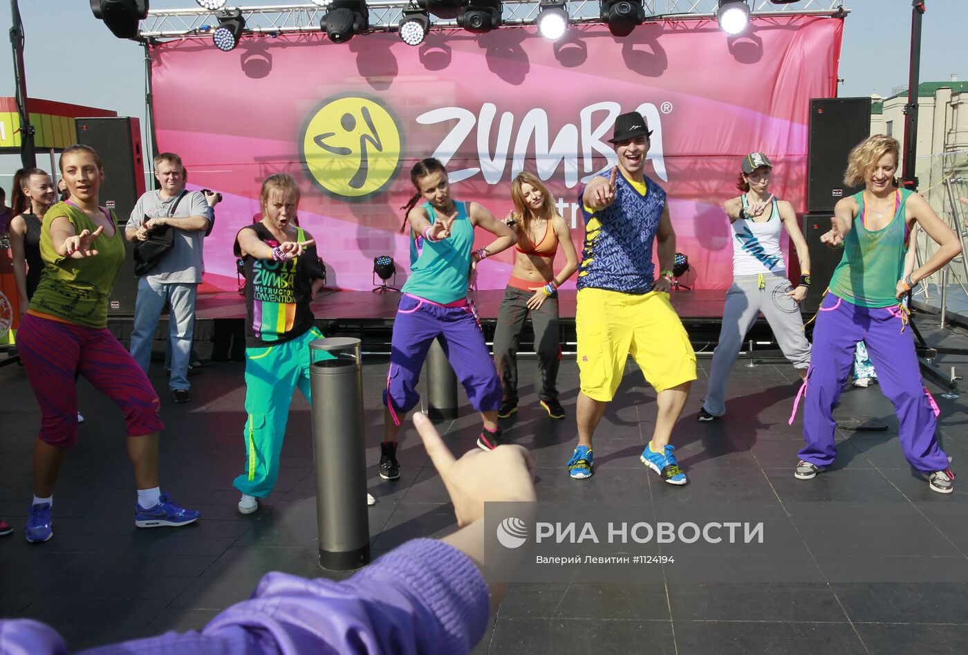Zumba Fitness Party в одном из московских клубов