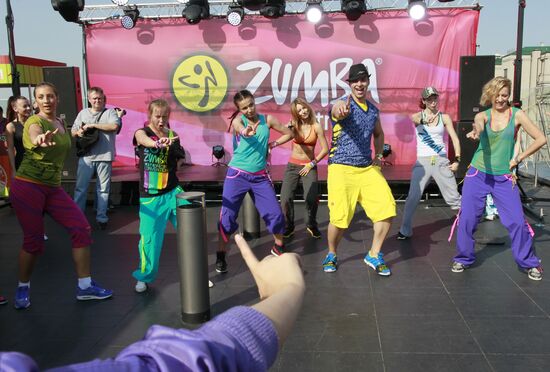 Zumba Fitness Party в одном из московских клубов