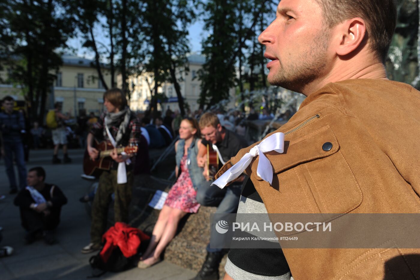 Акция оппозиции на Кудринской площади в Москве