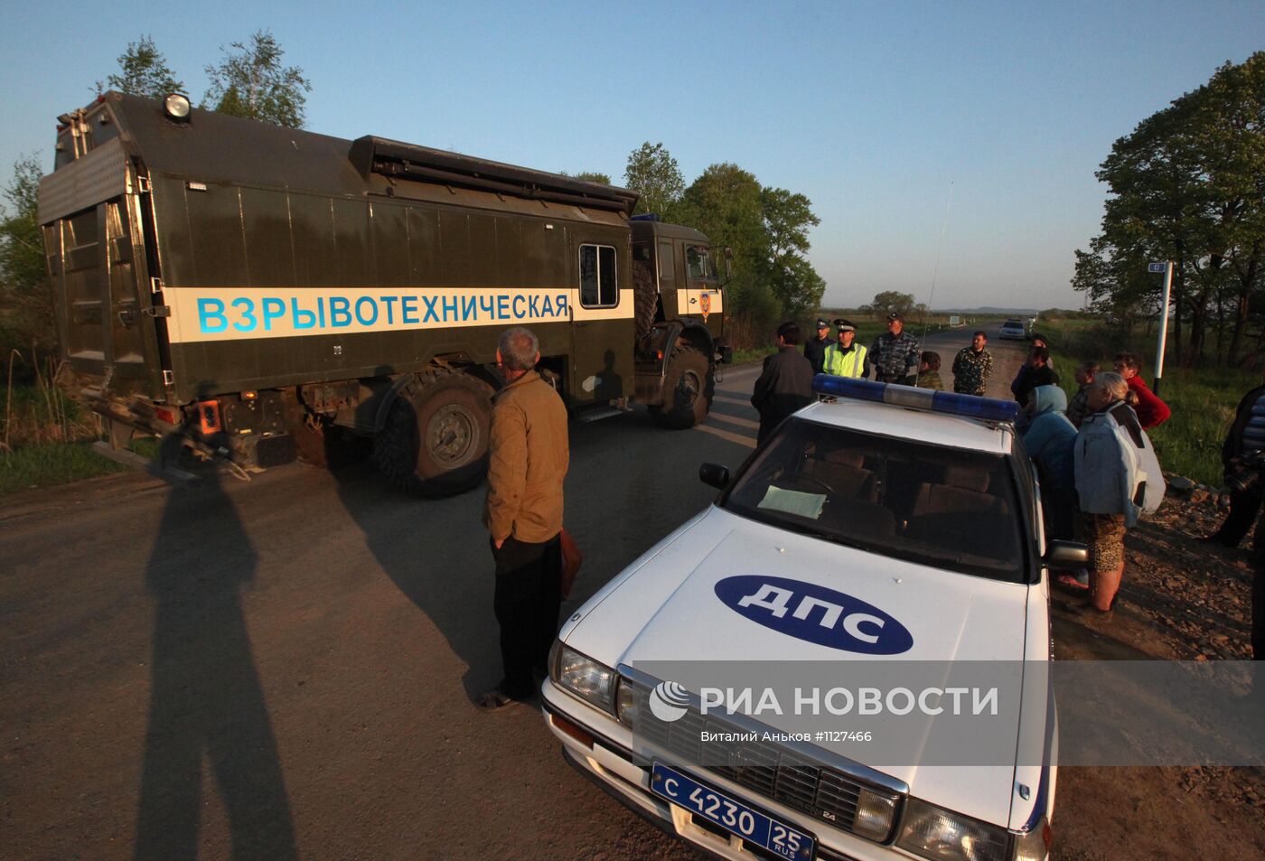 Взрывы боеприпасов на военном складе в Приморском крае