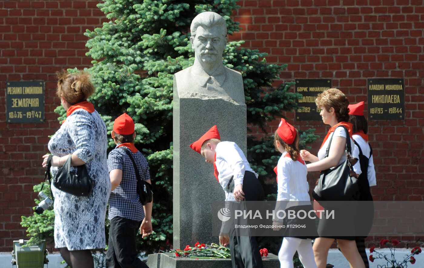 Торжественный прием в пионеры на Красной площади