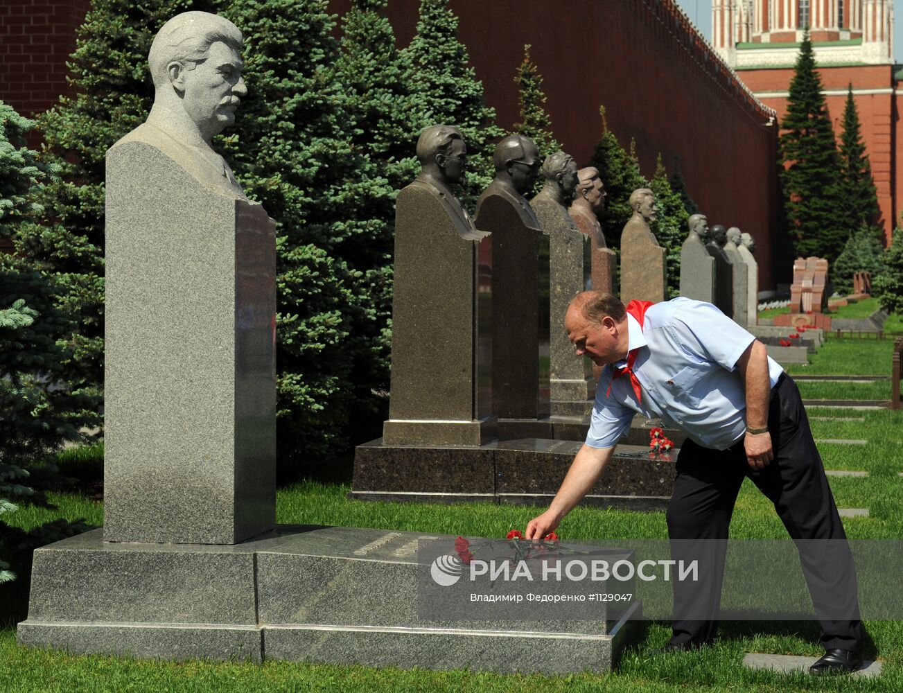 Торжественный прием в пионеры на Красной площади