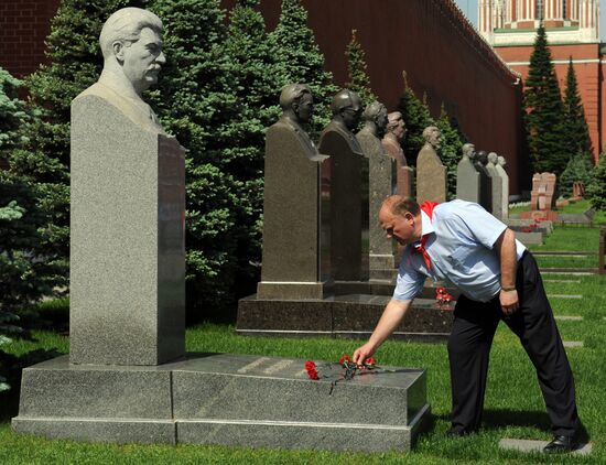 Торжественный прием в пионеры на Красной площади