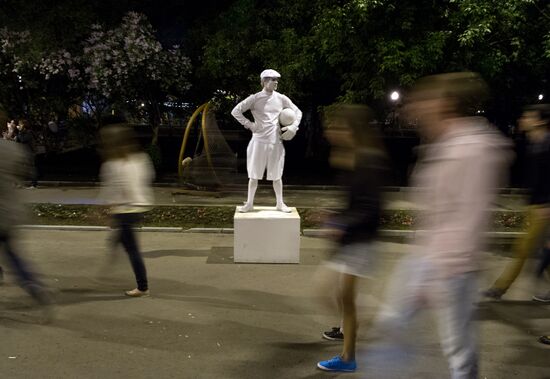 Акция "Ночь в музее" в Москве