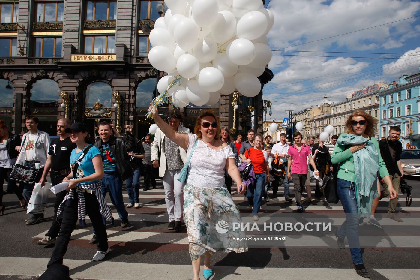 "Контрольная прогулка" оппозиции в Санкт-Петербурге