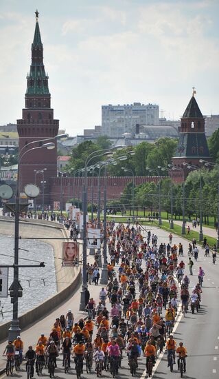 Велопарад Let’s bike в Москве