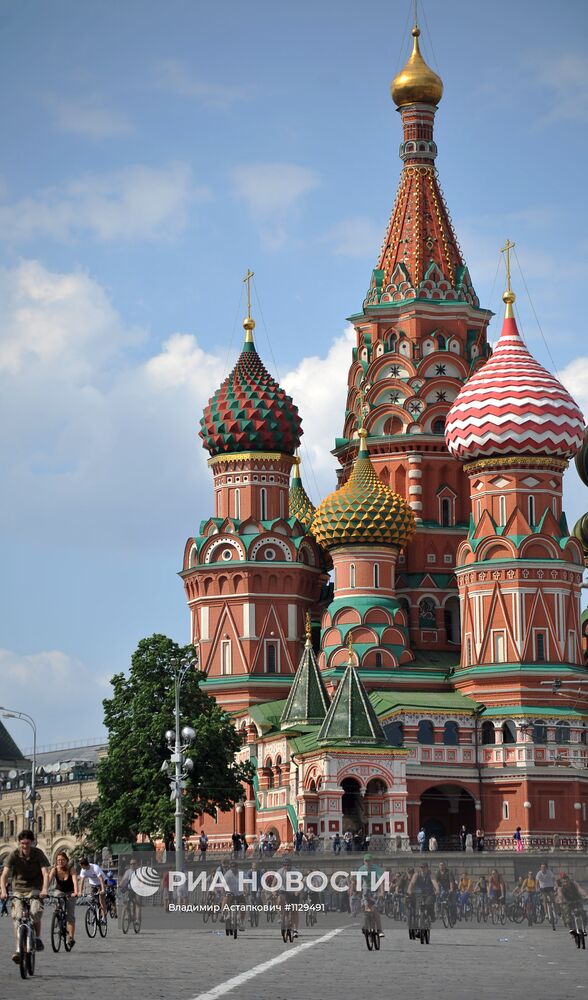 Велопарад Let’s bike в Москве