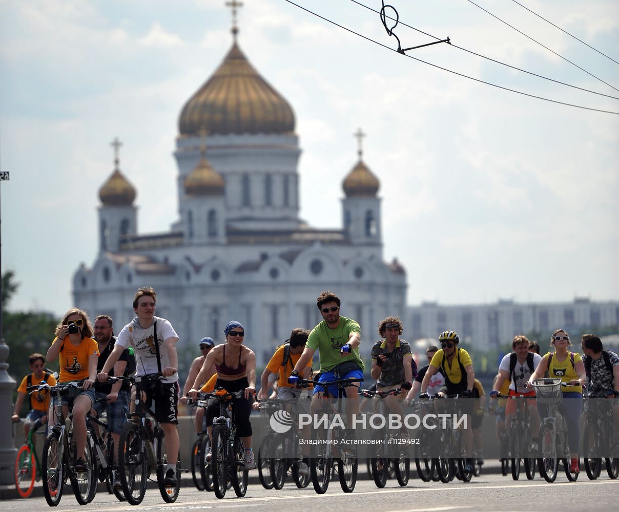 Велопарад Let’s bike в Москве