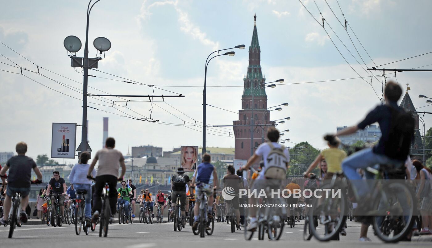 Велопарад Let’s bike в Москве