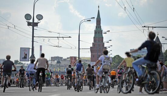 Велопарад Let’s bike в Москве