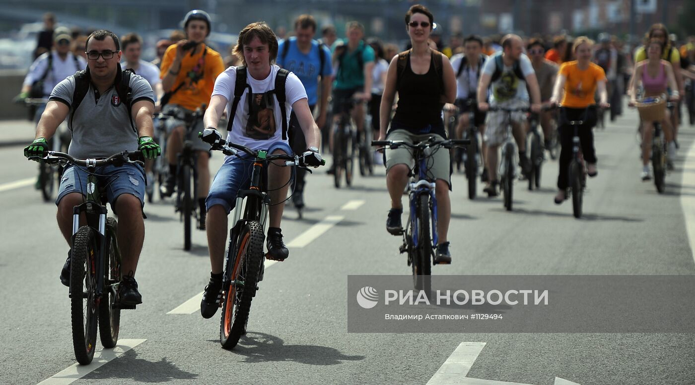 Велопарад Let’s bike в Москве