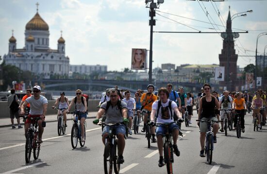 Велопарад Let’s bike в Москве