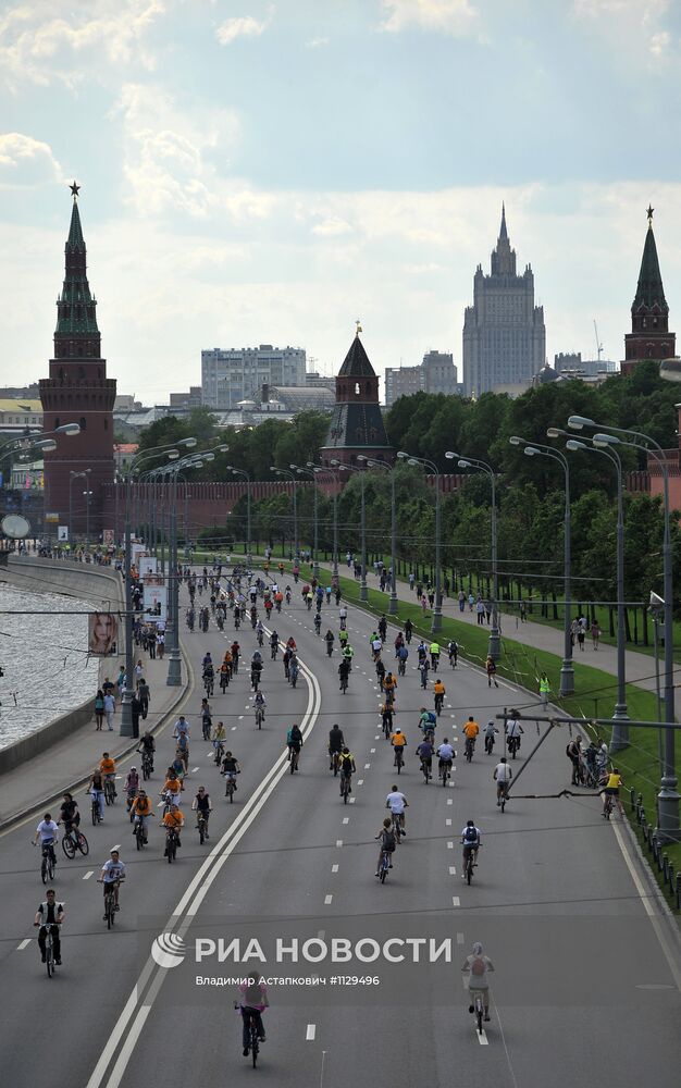Велопарад Let’s bike в Москве