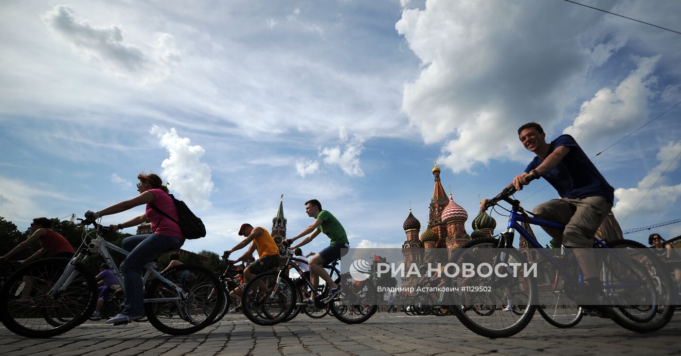 Велопарад Let’s bike в Москве