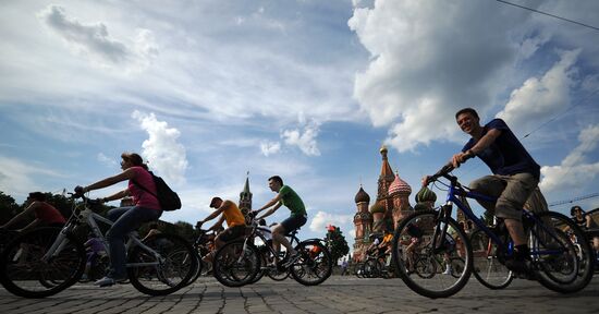 Велопарад Let’s bike в Москве
