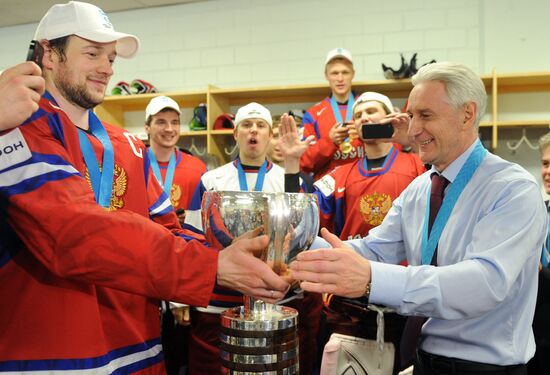 Хоккей. Чемпионат мира. Финальный матч. Россия-Словакия