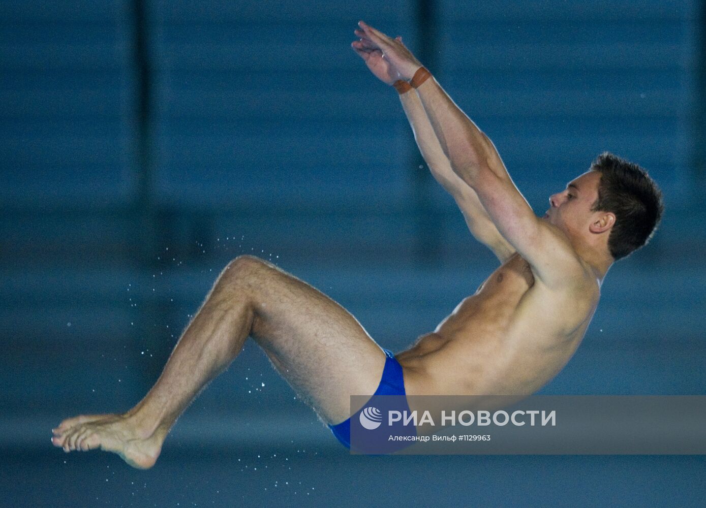 Синхронные прыжки в воду. ЧЕ-2012. Мужчины. Вышка 10 м