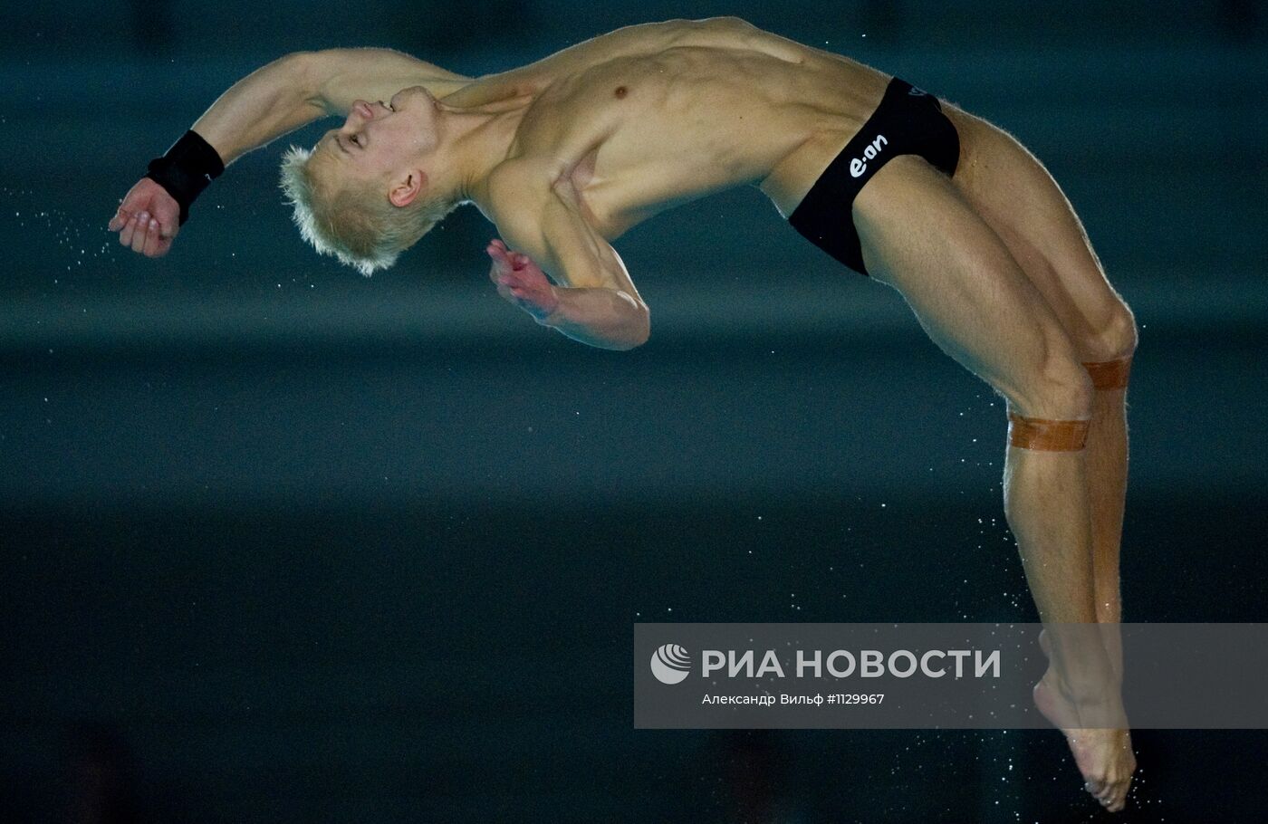 Синхронные прыжки в воду. ЧЕ-2012. Мужчины. Вышка 10 м