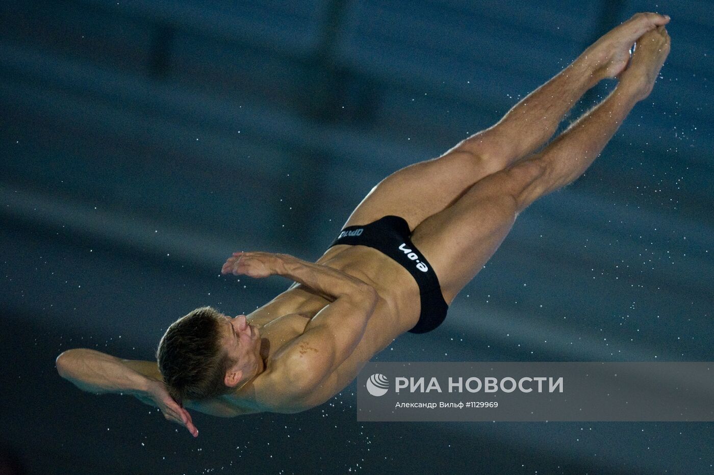 Синхронные прыжки в воду. ЧЕ-2012. Мужчины. Вышка 10 м