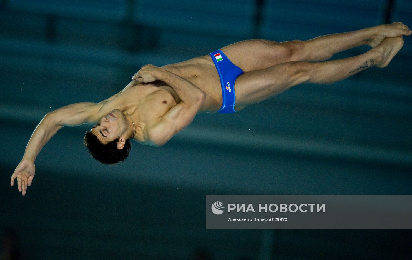 Синхронные прыжки в воду. ЧЕ-2012. Мужчины. Вышка 10 м