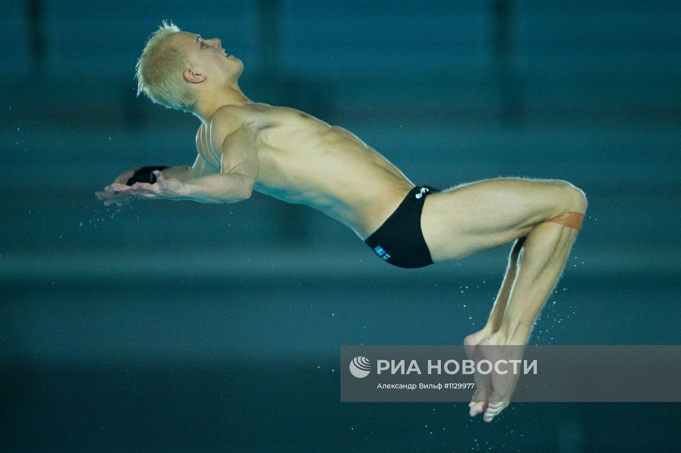 Синхронные прыжки в воду. ЧЕ-2012. Мужчины. Вышка 10 м