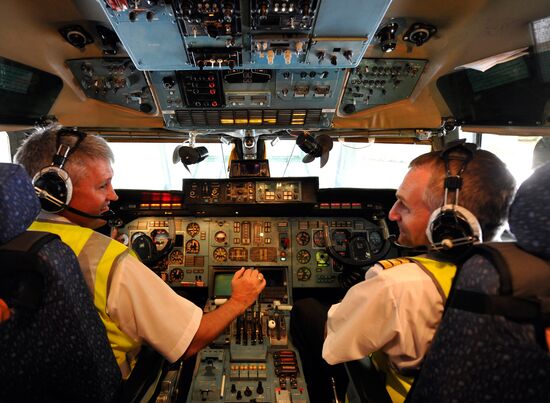 Презентация самолетов компаний "Волга-Днепр" и AirBridgeCargо