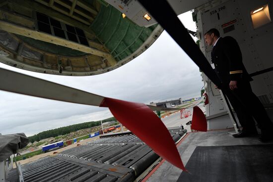 Презентация самолетов компаний "Волга-Днепр" и AirBridgeCargо