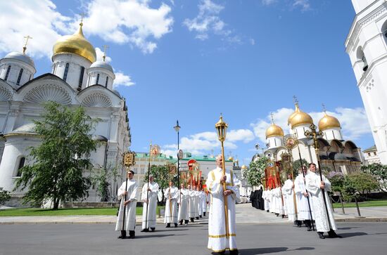 Патриаршее Богослужение в день памяти Кирилла и Мефодия