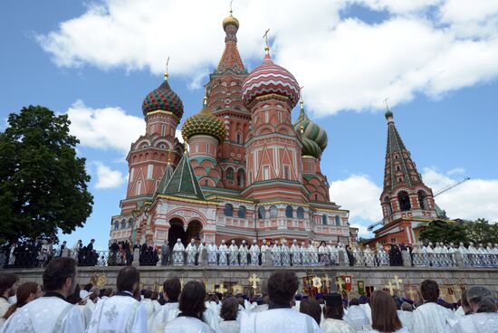 Патриаршее Богослужение в день памяти Кирилла и Мефодия