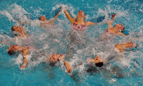 Синхронное плавание. Чемпионат Европы. Третий день
