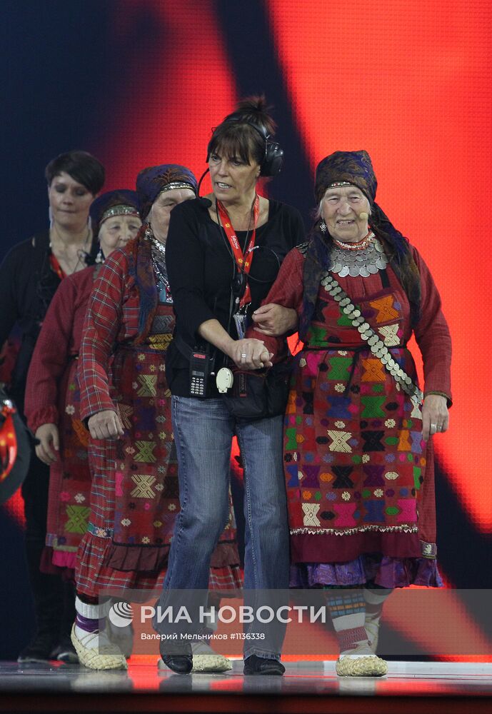 Генеральная репетиция перед финалом конкурса "Евровидение 2012"
