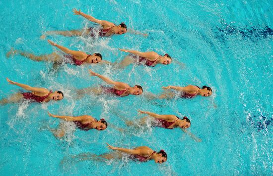 Синхронное плавание. Чемпионат Европы. Пятый день