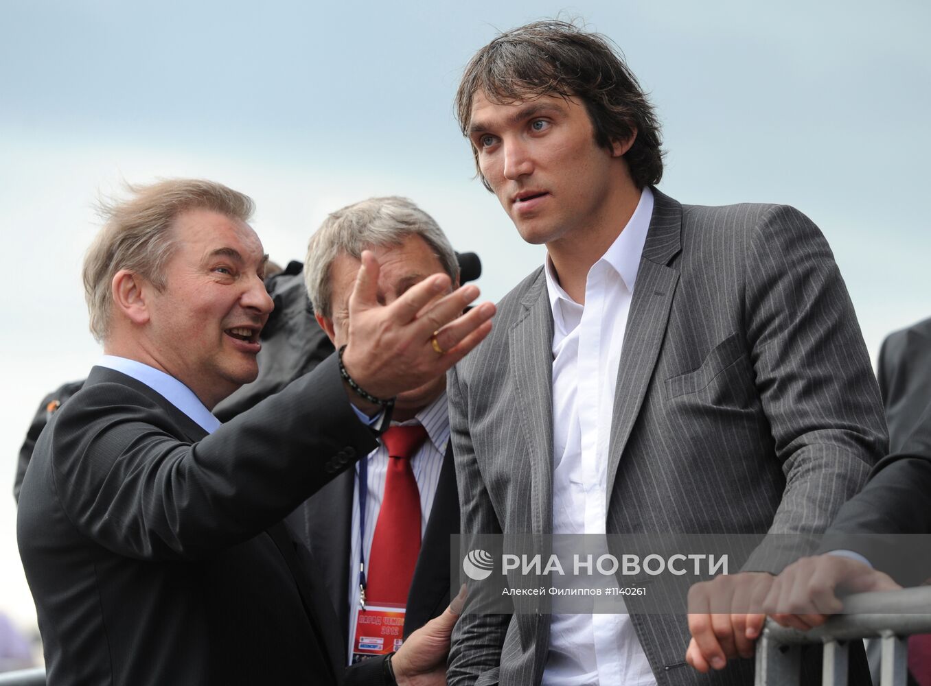 Чествование сборной России по хоккею в Москве