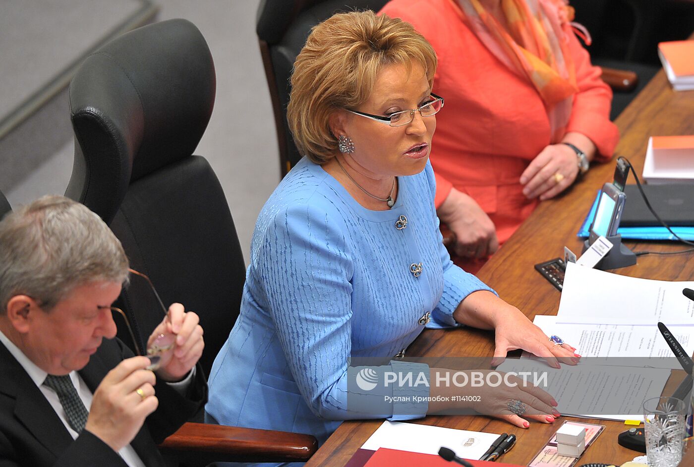 Заседание Совета Федерации РФ