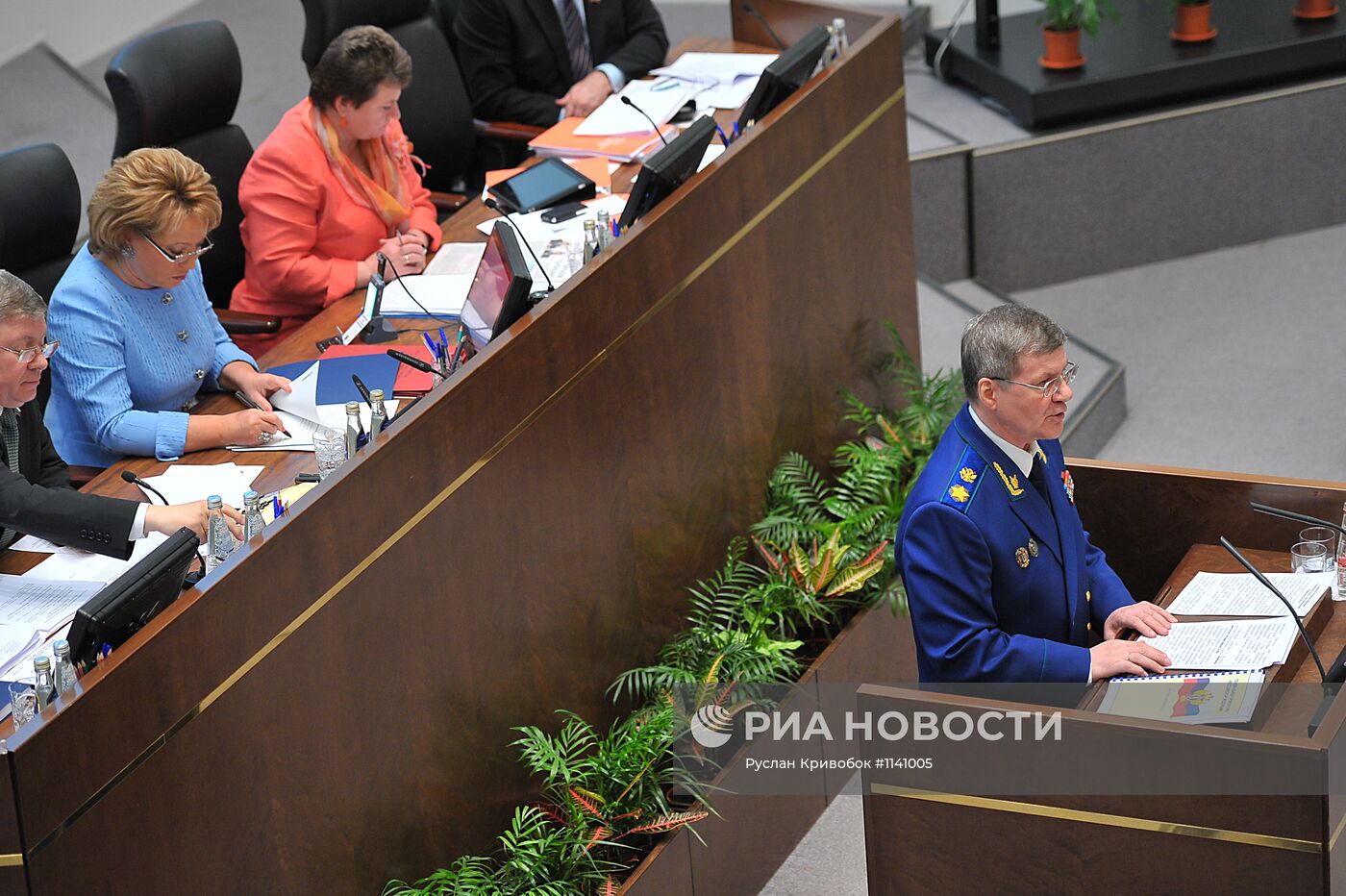 Заседание Совета Федерации РФ