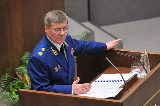 Заседание Совета Федерации РФ