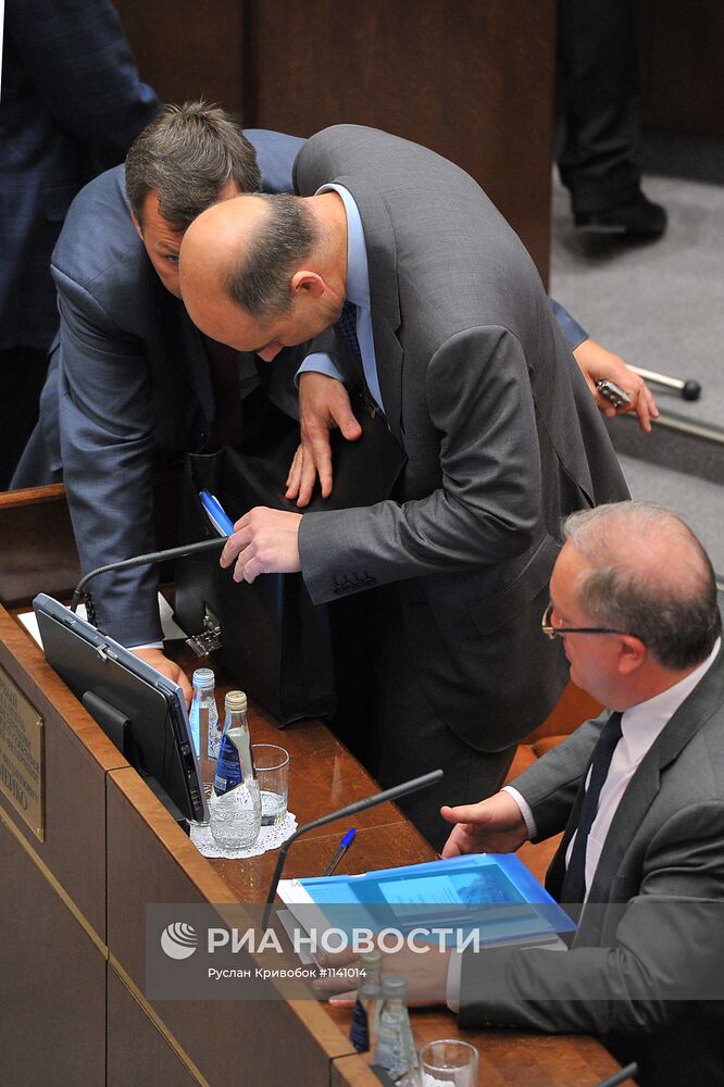 Заседание Совета Федерации РФ