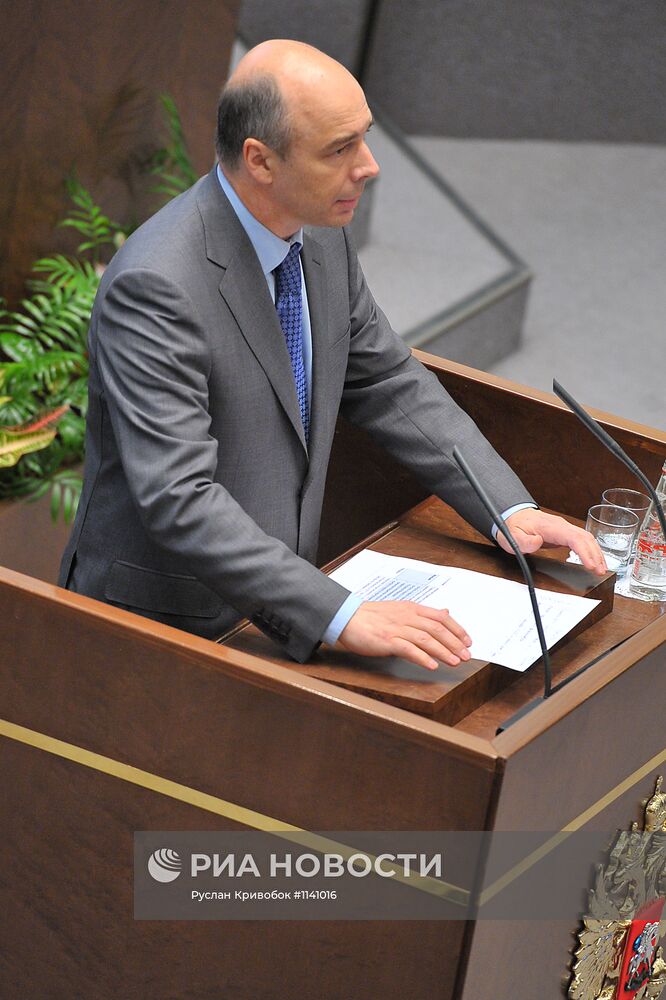 Заседание Совета Федерации РФ