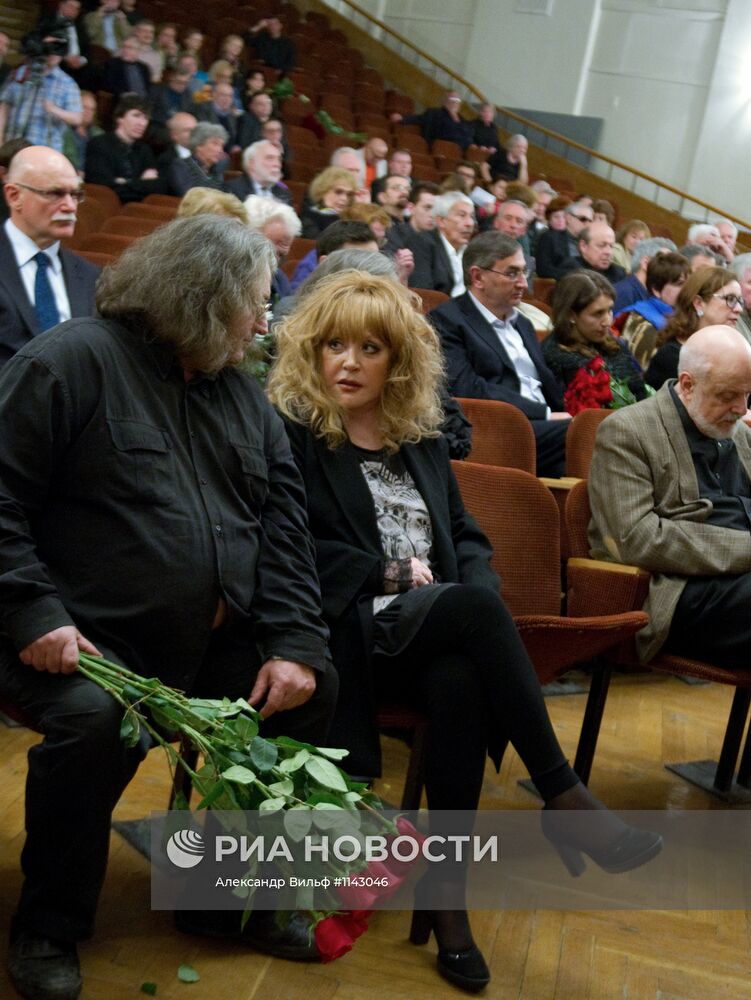 Церемония прощания с композитором Марком Минковым