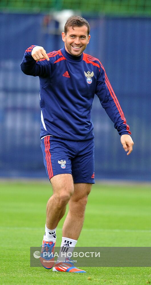 Футбол. ЕВРО - 2012. Тренировка сборной России