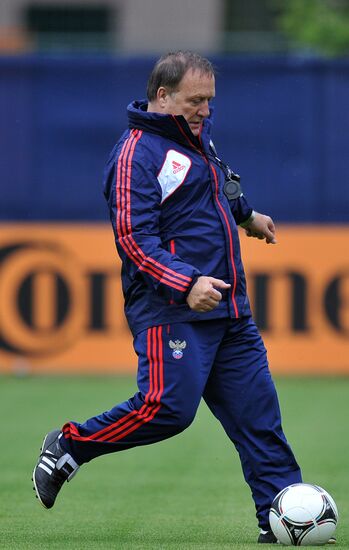 Футбол. ЕВРО - 2012. Тренировка сборной России