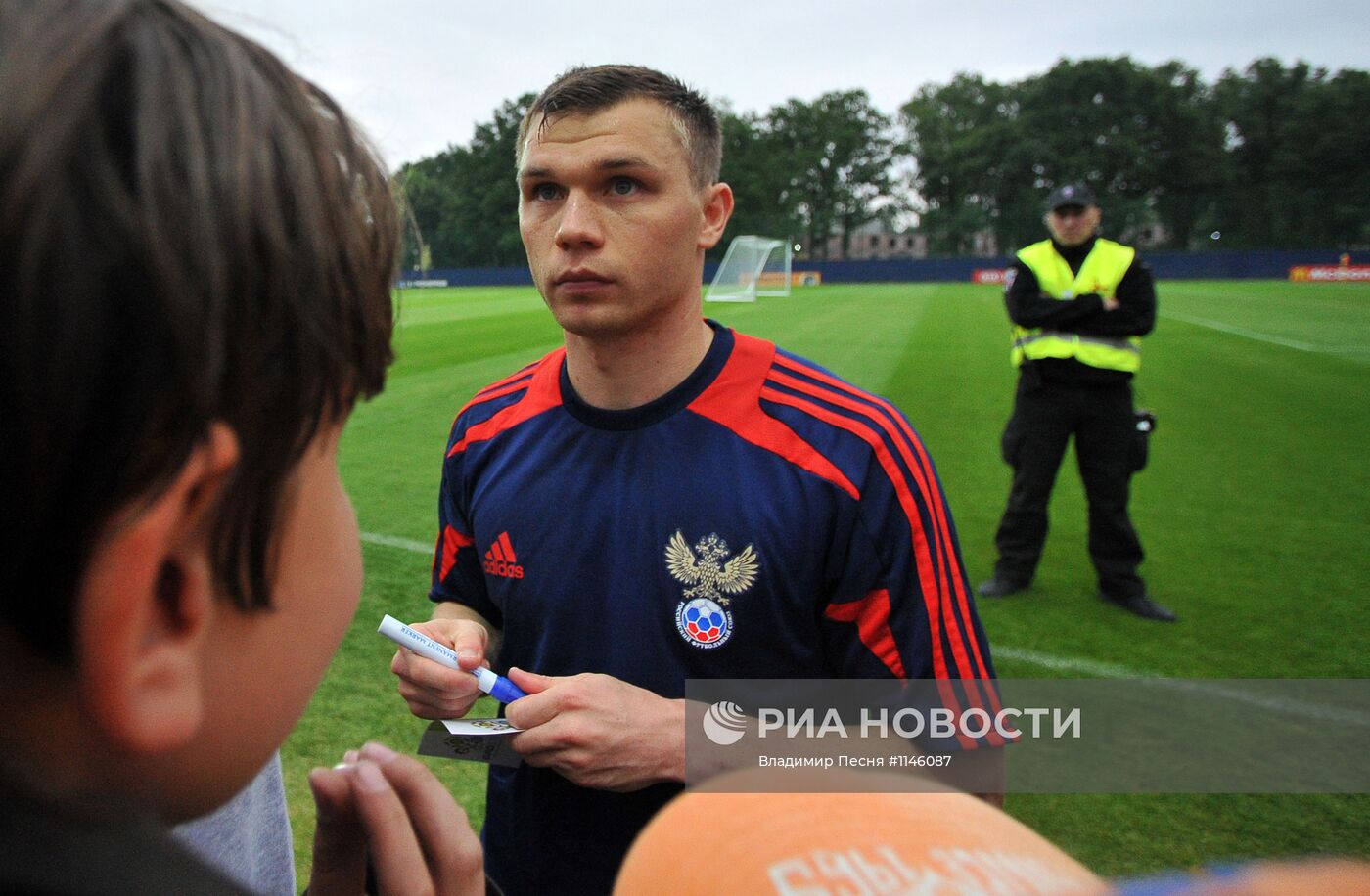 Футбол. ЕВРО - 2012. Тренировка сборной России