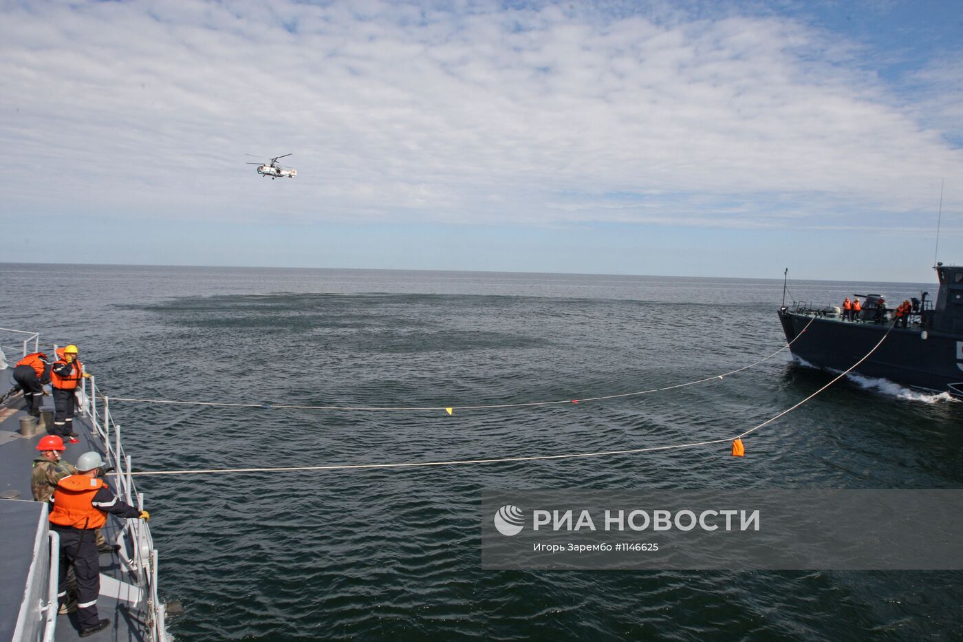 Российско-французские военно-морские учения в Балтийском море