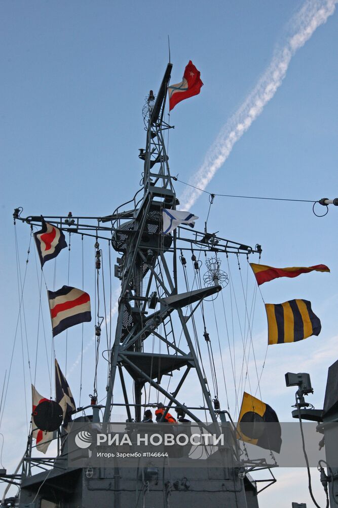 Российско-французские военно-морские учения в Балтийском море