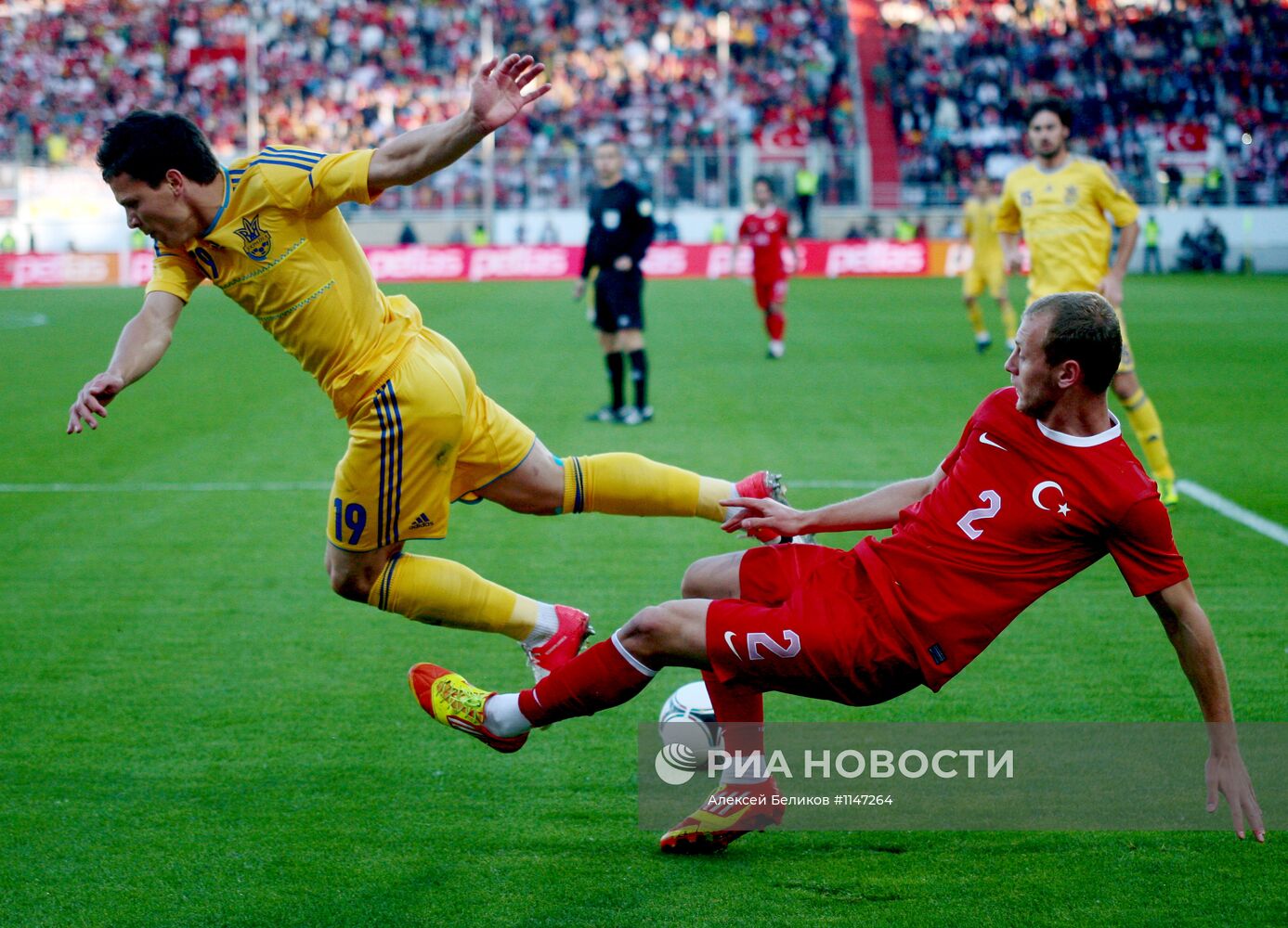 Футбол. Товарищеский матч сборных Украины и Турции