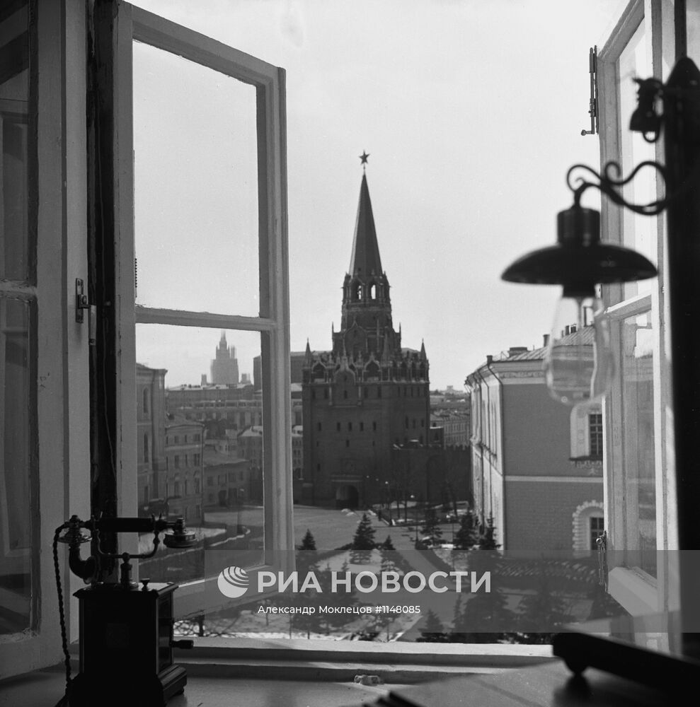 Вид из окна музея "Кабинет и квартира В.И. Ленина в Кремле"