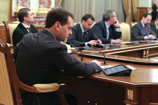 Заседание правительства России 7 июня 2012 г.