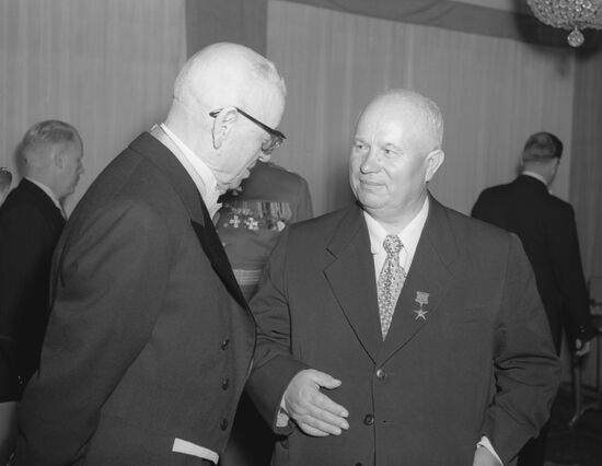 Ю.К. Паасикиви и Н.С. Хрущев
